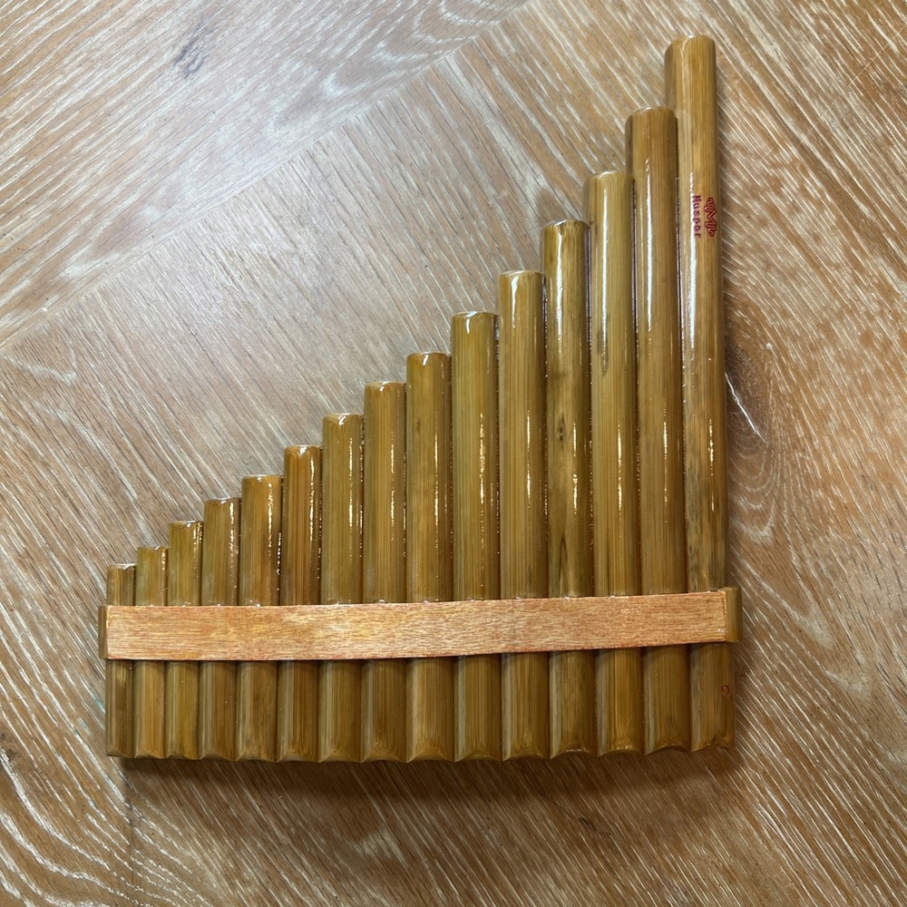 Musical Professional Panpipe Pan Flute 15 Pipes G Key Musical Instrument Pan